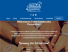 Tablet Screenshot of daviefoundation.org